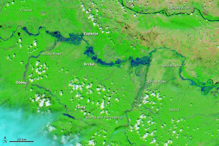 Image captured by NASA’s Aqua satellite on 18 May 2014
