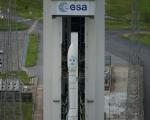 Vega satellite launcher is ready for lift off in Kourou, French Guiana