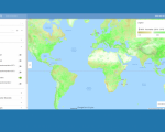 Screenshot of the Earth Map platform.