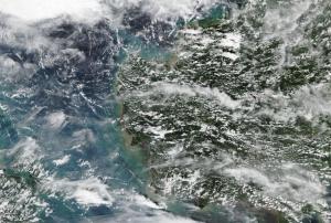 West Sulawesi on 8 December 2020. Image: NASA Worldview.