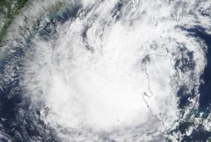 Cyclone Koppu over the Philippines (Image: NASA).