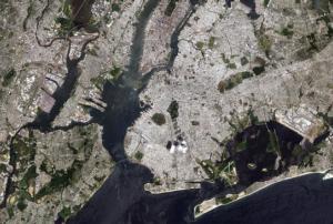 Satellite Image of New York City. Courtesy of ESA