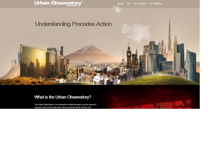 The Urban Observatory has mapped 50 cities to better understand city dynamics