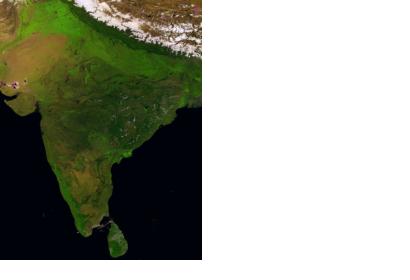 Satellite Image of India