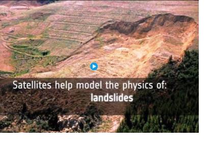 Geohazard TEP video screenshot. Courtesy of ESA