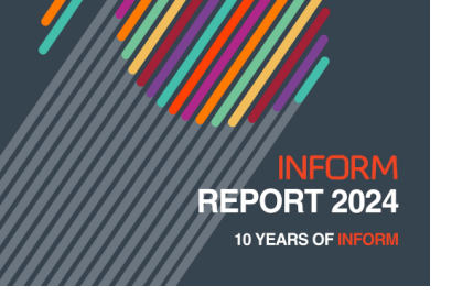 Image of the INFORM Report 2024 front page - Image courtesy of JRC-EC