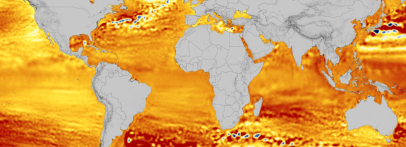 Sea surface height changes