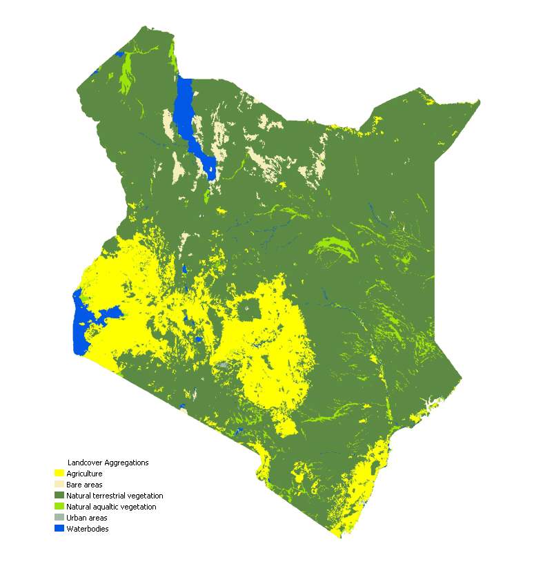 Land Cover, Kenya (Africover, FAO) | UN-SPIDER Knowledge Portal