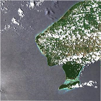 Dominican Republic on 22 Sept 2023. Image: Sentinel 2A (The International Charter Space and Major Disasters)