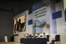 Panel at the First Multi-Hazard Early Warning Conference (MHEWC-I): Saving Lives, Reducing Losses in May 2017 in Cancun, Mexico. Image: UN DRR / CC BY-NC-ND 2.0.