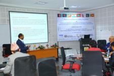 UN-SPIDER lecture during the SAARC regional workshop and training.