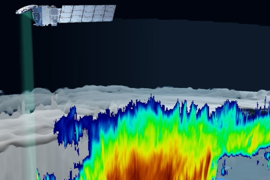 EarthCARE cloud profiling