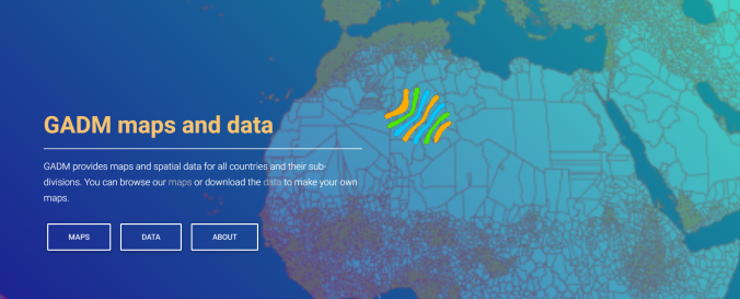 Screenshot of Global Administrative Areas