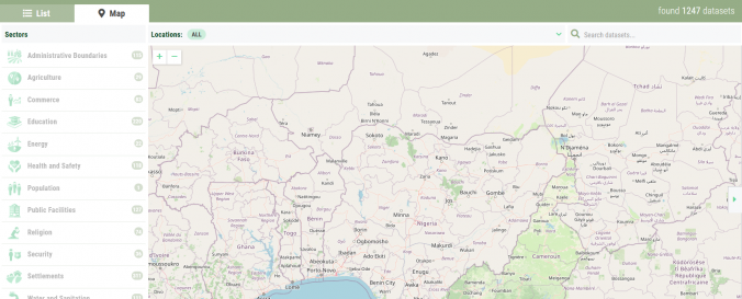 Screenshot of GRID3 Nigeria