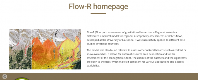 Flow R Flow Path Assessment Of Gravitational Hazards At A Regional Scale Unil Un Spider Knowledge Portal