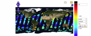 Screenshot of Global Ocean Chlorophyll 
