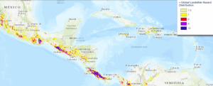 Screenshot of Global Landslide Hazard Distribution