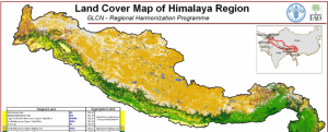 Screenshot of Land Cover and Land Cover Change, Himalaya region (FAO)