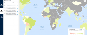 Screenshot of World Bank Open Data Maps
