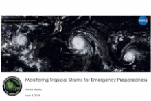 Monitoring Tropical Storms for Emergency Preparedness Image