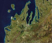 Coastal area captured by Sentinel-2. Image: ESA (CC BY-SA 3.0 IGO).
