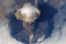 Volcanic eruption. Image: Copernicus RUS.
