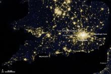 The Lights of London. Image: NASA Earth Observatory.