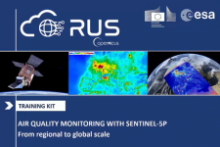 Air quality monitoring with Sentinel-5p. Image: RUS