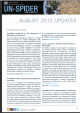 UN-SPIDER Updates August 2012