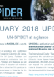 UN-SPIDER February 2018 Updates
