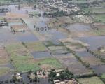 An aerial view of flooding in Pakistan in 2010. Image Australian Government/CC BY 2.0