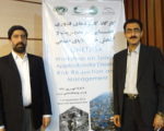 UN-SPIDER RSO coordinators from Iran and Pakistan at the closing ceremony.