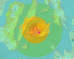 The Earthquake information on the interactive map is based on USGS data.
