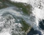 Fires in Russia seen from NASA's Aqua satellite