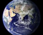 MODIS image caught by NASA's satellite showing detailed features of the Earth