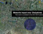 Meteorite hit Russia in February 2013