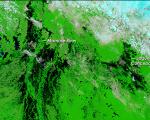 Floods in Bolivia seen from Space
