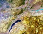 Satellite image of Zimbabwe, taken by Envisat