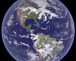 satellite image of the Earth