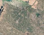 satellite image of Uzbekistan