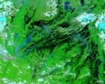 The flooding is taking place in the state of Rodonia on the border with Bolivia
