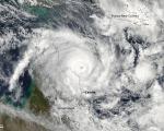 satellite image of cyclone Eta at its strongest