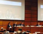 Mr Luc St-Pierre presented the UN-SPIDER programme's recent activities to COPUOS