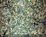 Image of the countryside of France, captured by Hodoyoshi-4 on 1 August 2014
