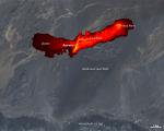 NASA's EO-1 satellite captured the first image of the active Barbarbunga volcano