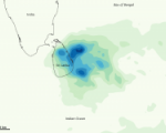 Sri Lanka is often affected by heavy precipitation and floods.