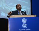 UN-SPIDER's expert, Dr Shirish Ravan, addressed the use of Space-based info