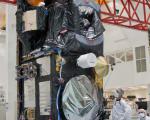 Sentinel-3A in the cleanroom at Thales Alenia Space in Cannes, France.