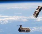 Dove cubesats of Planet Lab's "Flock 1" constellation.