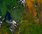 Rwanda satellite map (Image: NASA)